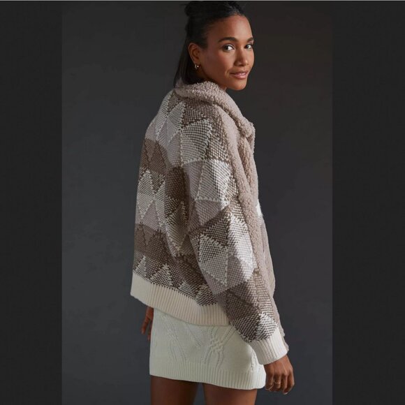 Anthropologie BLANKNYC Cozy Sherpa Jacket Sz L - Picture 4 of 10